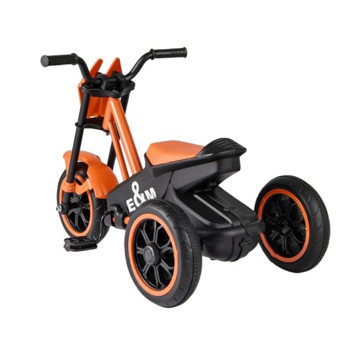 Tricicletă pentru copii cu 3 roți, portocalie