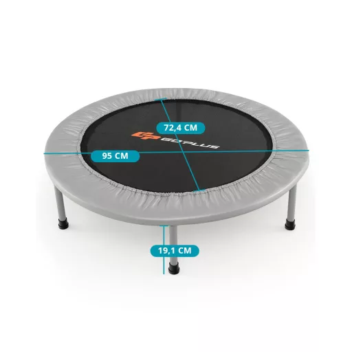 Trambulin 95cm, gri