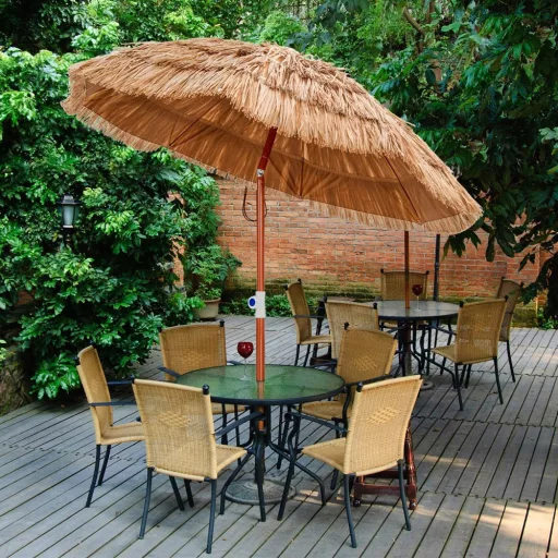 Umbrelă de Soare Hawaii cu Geantă de Transport, Reglabilă