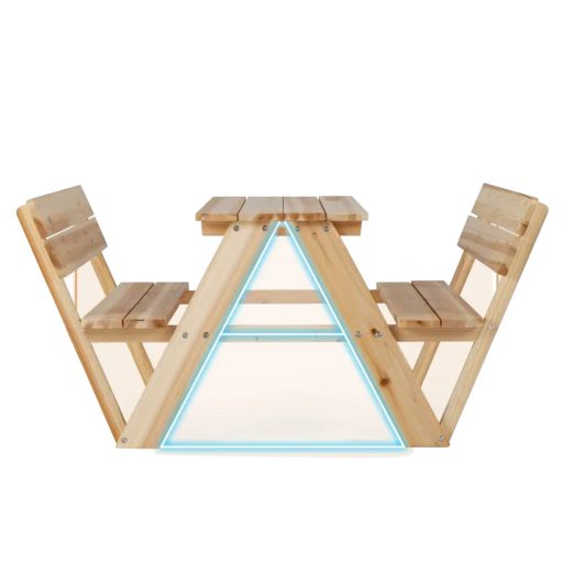 Masă de picnic pentru copii, natur