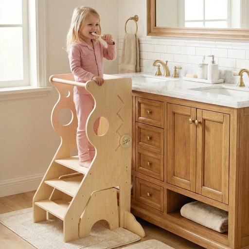 Scară din lemn pentru copii