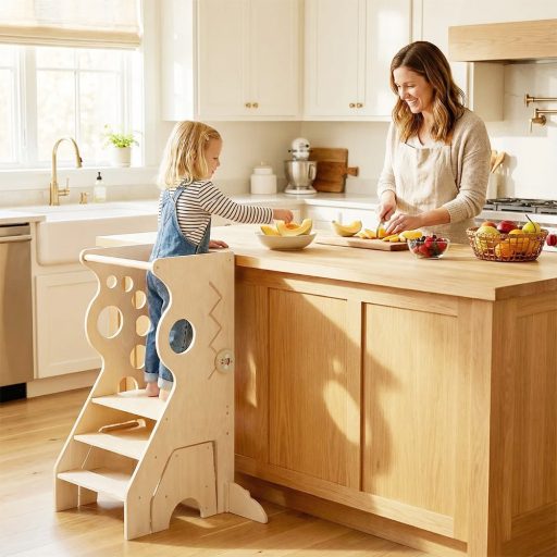 Scară din lemn pentru copii