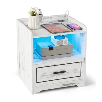 Noptiere Inteligentă cu Stil Vintage