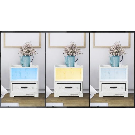 Noptiere Inteligentă cu Stil Vintage