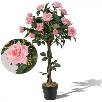 Copac de trandafiri artificial, 93 cm