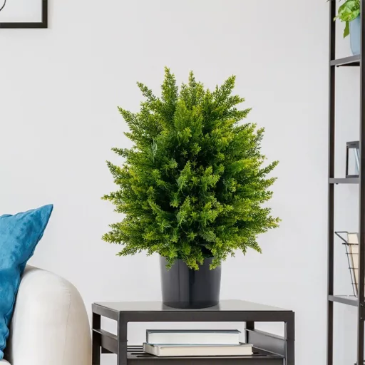 Set de plante artificiale din cedru, 2 piese