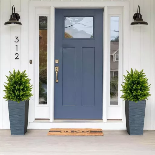 Set de plante artificiale din cedru, 2 piese
