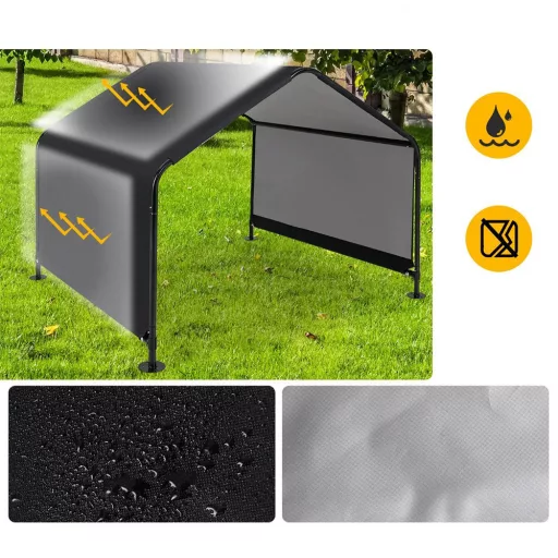 Cort de câine exterior rezistent la apă