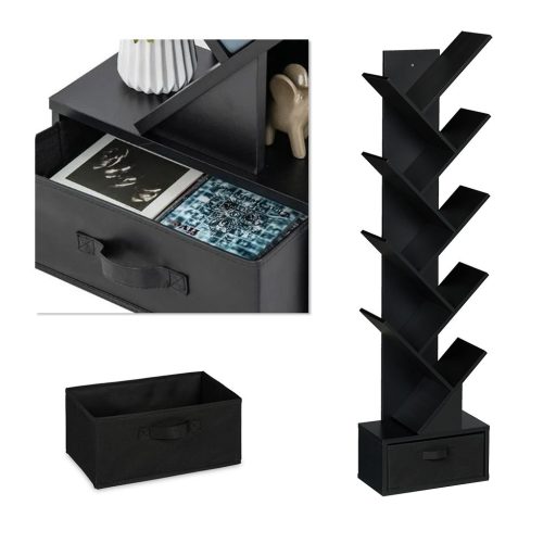 Raft cu 10 etaje, negru