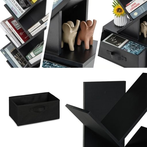 Raft cu 10 etaje, negru