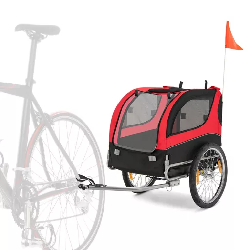 Remorcă pentru bicicletă pliabilă pentru animale de companie