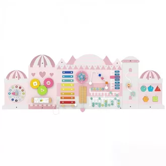 Tablă interactivă pentru copii roz castel