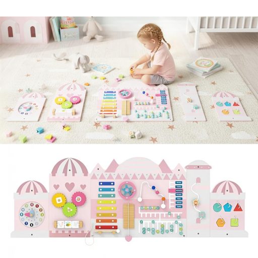 Tablă interactivă pentru copii roz castel