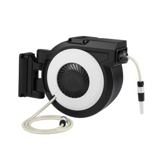 Furtun de grădină montat pe perete, retractabil