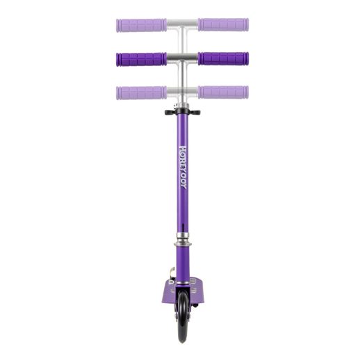 Trotinetă pentru copii pliabilă din aluminiu cu roți LED, violet