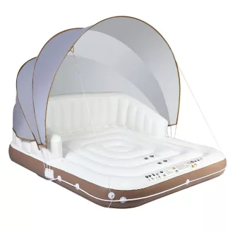 Insulă Plutitoare Inflatable cu Copertină