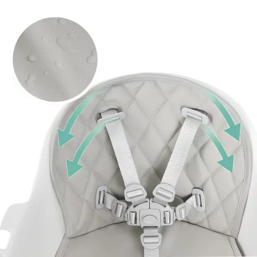 Scaun înalt pentru bebeluși cu înălțime ajustabilă