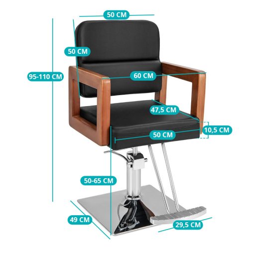 Scaun de frizerie hidraulic