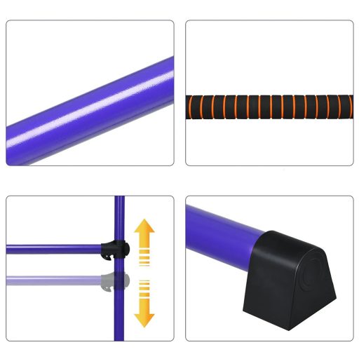 Bară dublă de balet portabilă