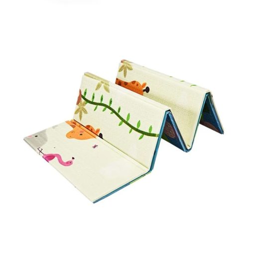 Saltea de joacă pliabilă, dublu față, în geantă