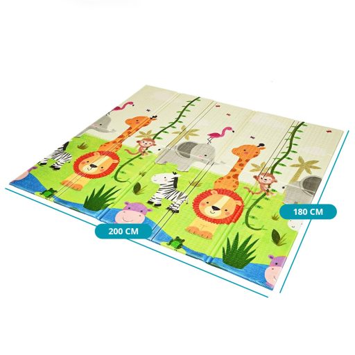 Saltea de joacă pliabilă, dublu față, în geantă