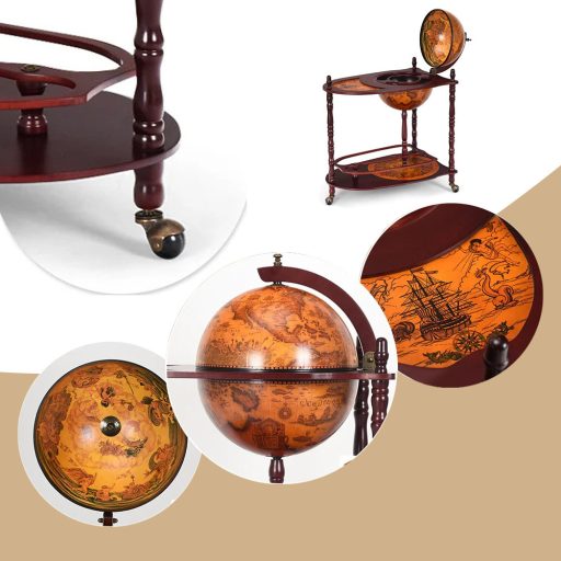 Rack de vin rotund în formă de glob