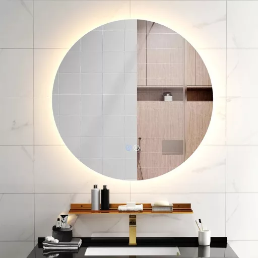 Oglindă LED pentru baie de 60 cm