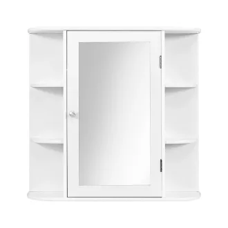 Cabinet de baie cu oglindă și spațiu de depozitare