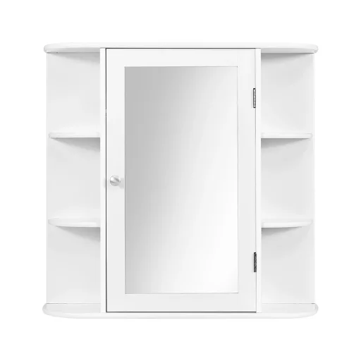 Cabinet de baie cu oglindă și spațiu de depozitare