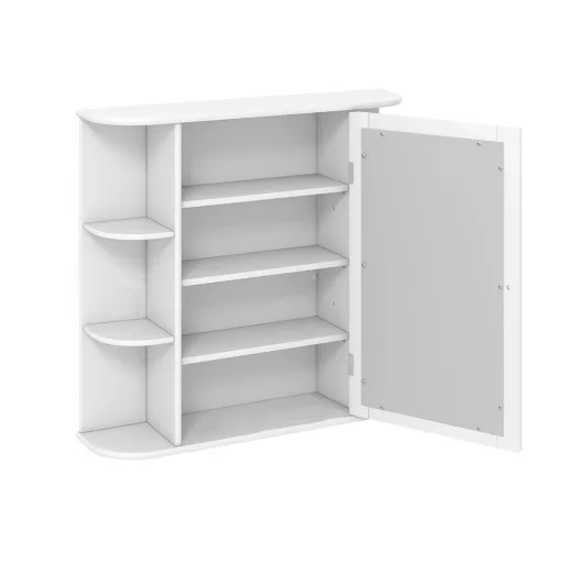 Cabinet de baie cu oglindă și spațiu de depozitare