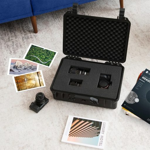 Valiză impermeabilă cu spumă decupabilă