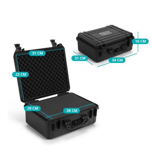 Valiză impermeabilă cu spumă decupabilă