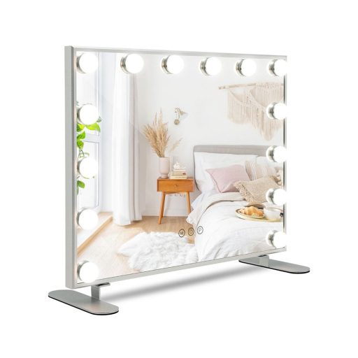 Oglindă Cosmetică de Masă cu Iluminare LED