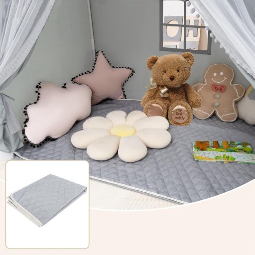 Cort de joacă cu lumini, gri