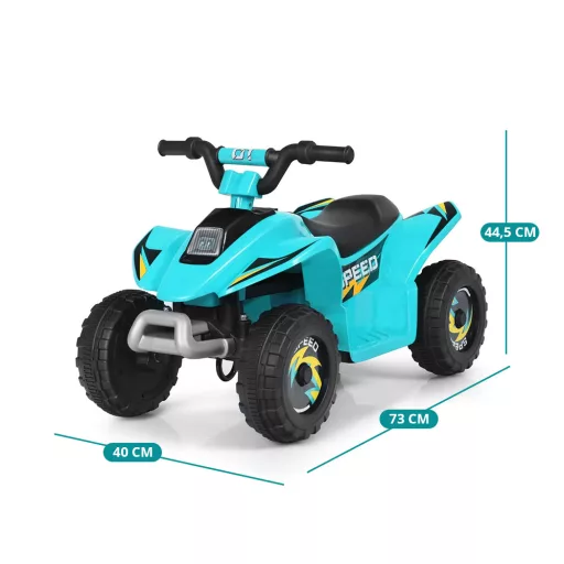 Quad pentru copii cu acumulator 6V, albastru