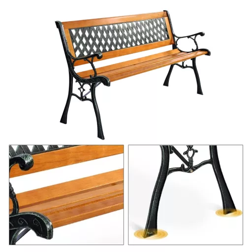 Banc de Grădină, Model cu Diamante