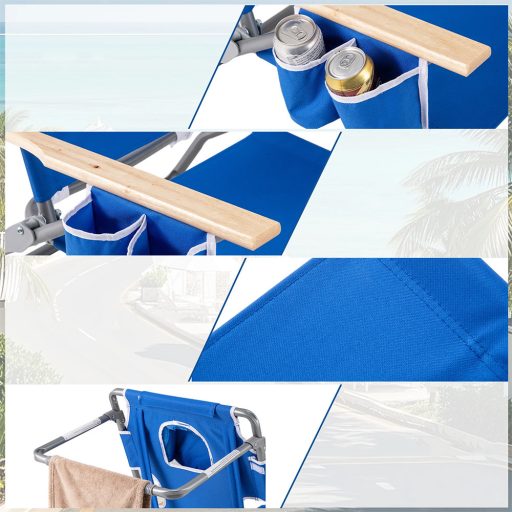 Scaun pliant 3 în 1 pentru plajă