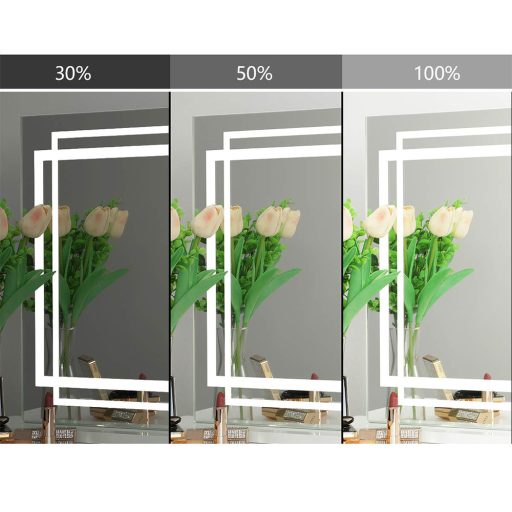 Oglindă de machiaj cu LED 58 x 12 x 48 cm