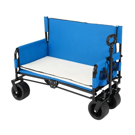 Cărucior de plajă pliabil 2în1 / bancă