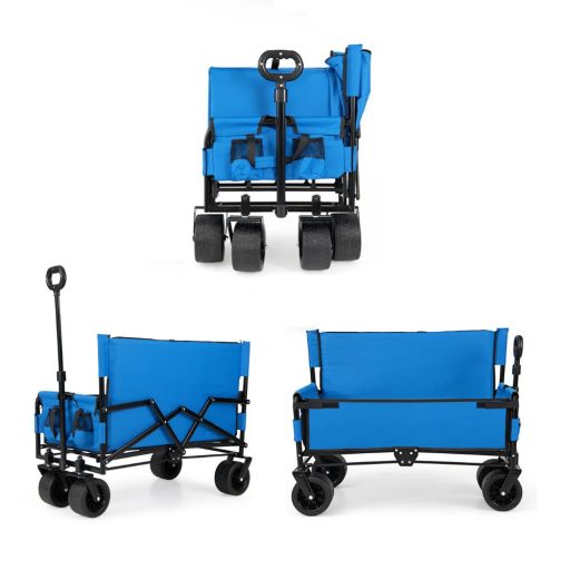 Cărucior de plajă pliabil 2în1 / bancă