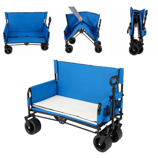 Cărucior de plajă pliabil 2în1 / bancă