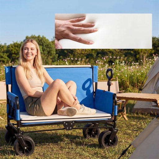 Cărucior de plajă pliabil 2în1 / bancă