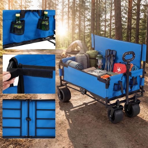 Cărucior de plajă pliabil 2în1 / bancă