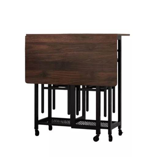 Set de masă pentru dining cu suport pentru vin, 3 piese