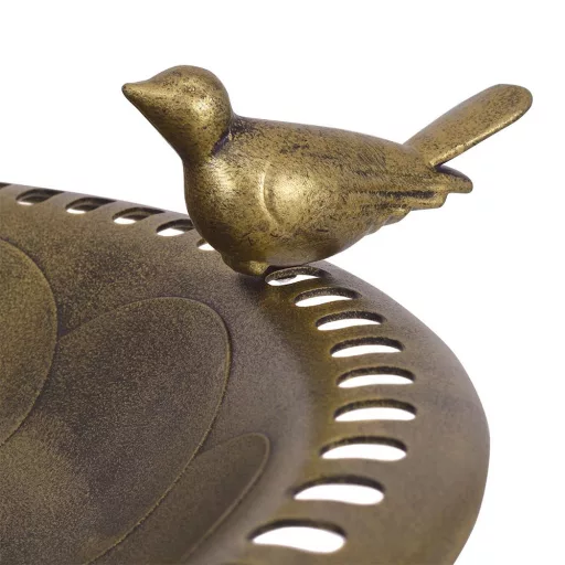 Bătaie pentru păsări din plastic, bronz