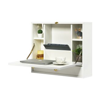 Masă pentru laptop pliabilă montată pe perete