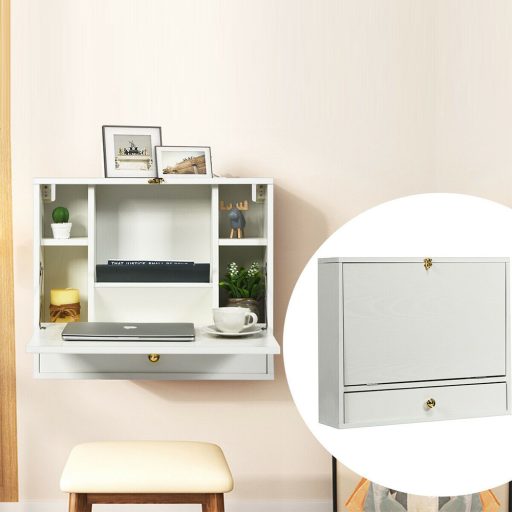 Masă pentru laptop pliabilă montată pe perete