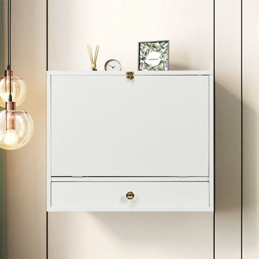 Masă pentru laptop pliabilă montată pe perete