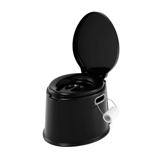 Toaletă Portabilă Neagră