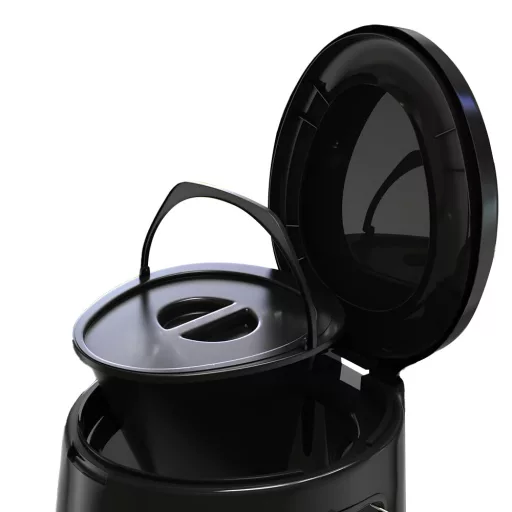 Toaletă Portabilă Neagră